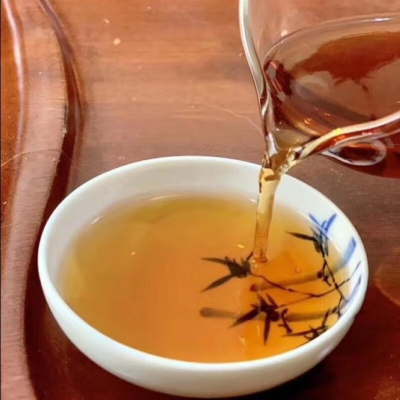 湖南安化黑茶陈年糯米香金币小沱茶速泡茶颗粒茶散茶一斤约80粒口 1995年糯米香1斤(圆形)